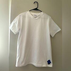 Rose Embroidery White T Shirt (3 pack)